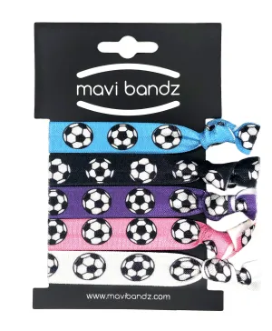 SOCCER Hair Ties Set 5