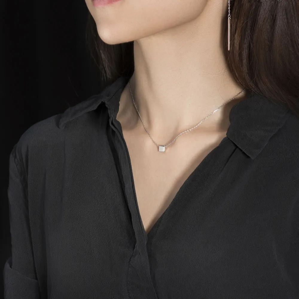 Square Pendant Necklace