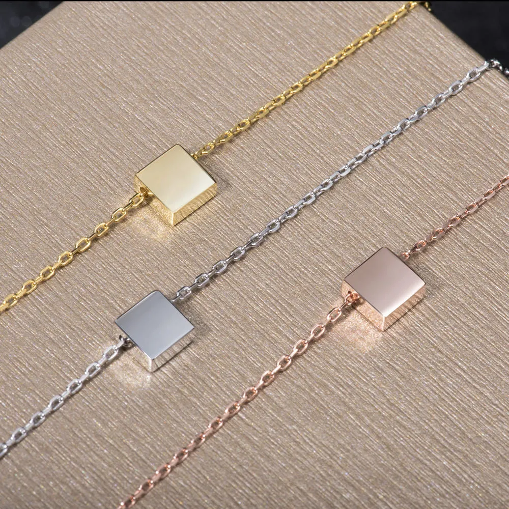 Square Pendant Necklace