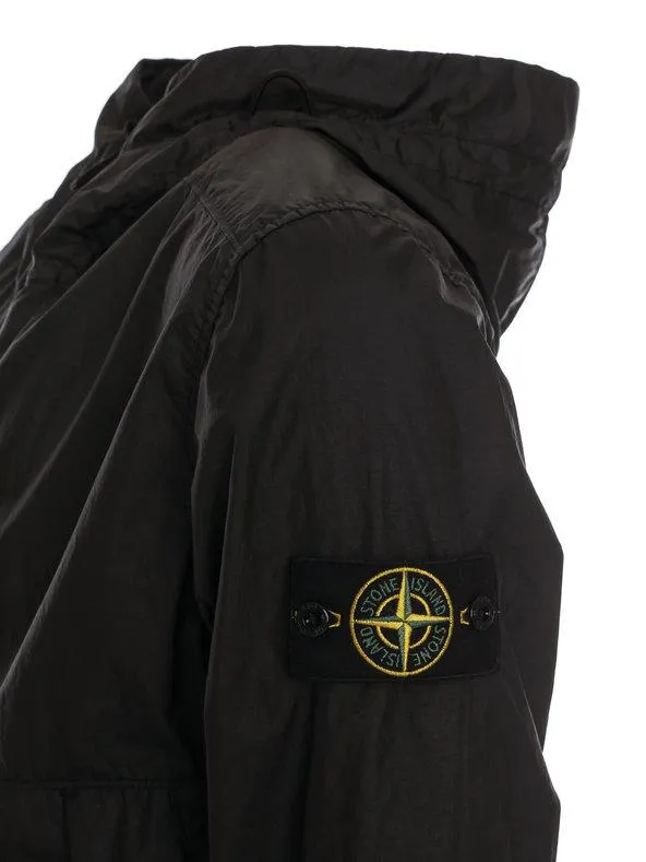 STONE ISLAND Hooded Performance Jacket Black