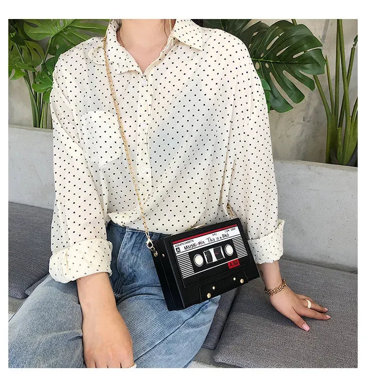 TEEK - Cassette Tape Chained Crossbody