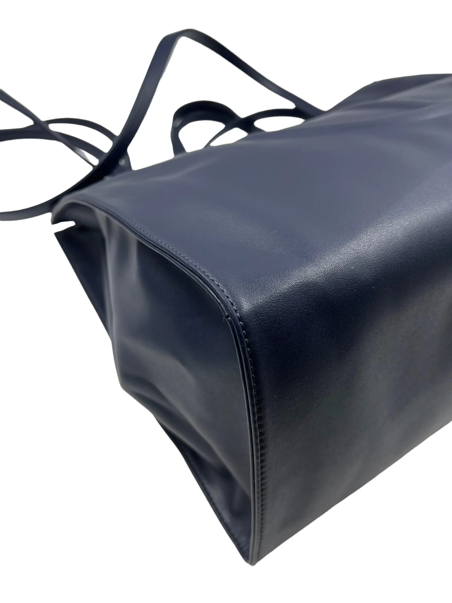 Telfar Navy Large Shopping Tote