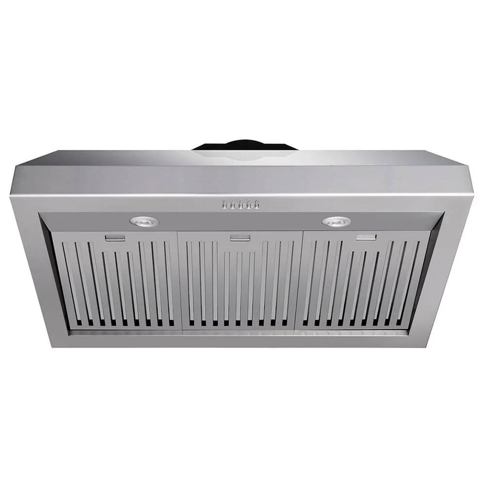 Thor Kitchen TRH3606 36 Inch Professional Range Hood, 11 Inches Tall In Stainless Steel (duct Cover Sold Separately) - Model Trh3606