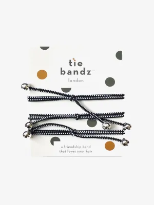 Tiebandz Hair Ties - Black Tie