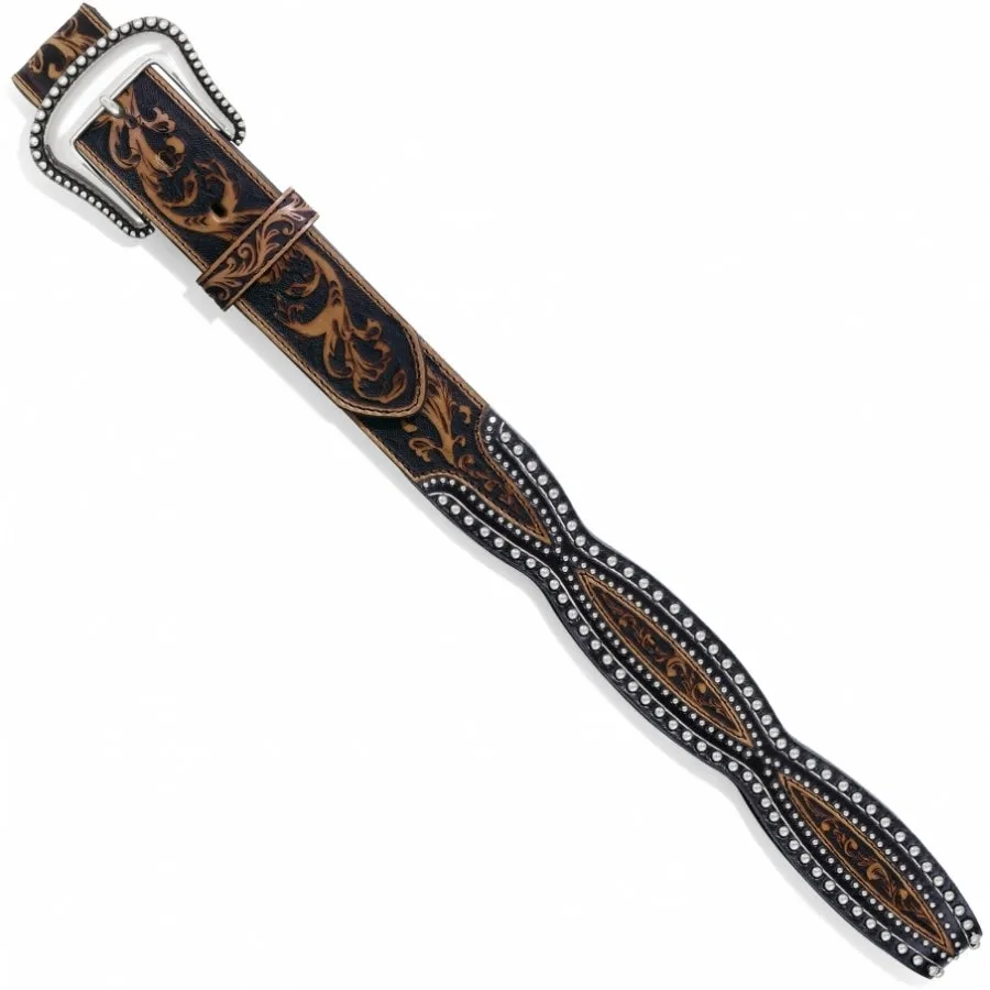 Tony Lama Men's Austin Scalloped Belt