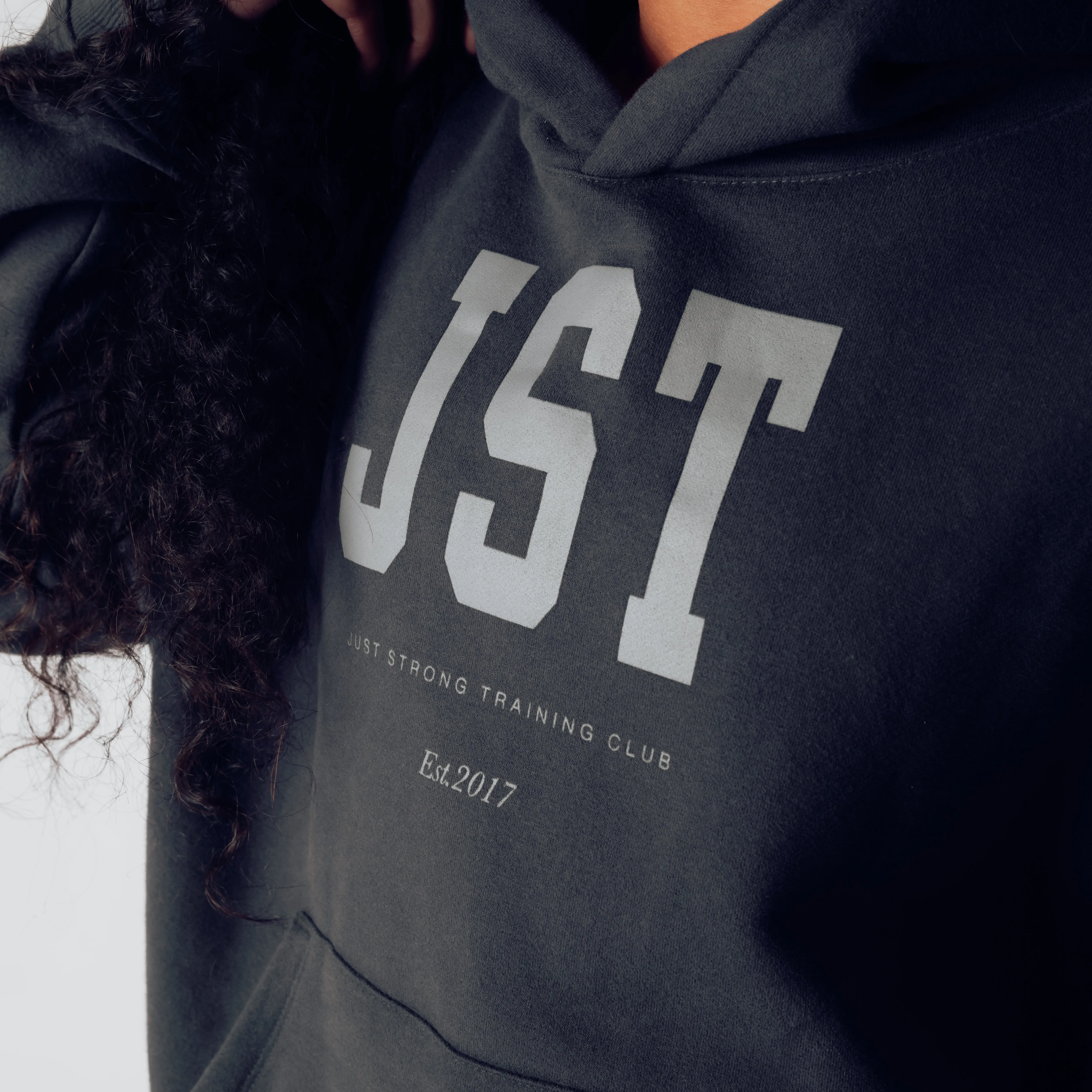 Training Club Oversized Hoodie - Washed Black