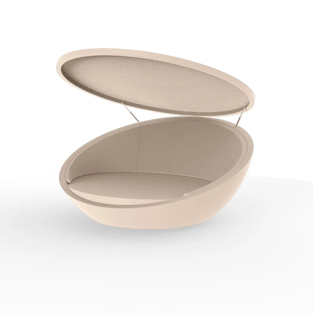 Ulm Daybed with Folding Canopy - Luxury Outdoor Furniture