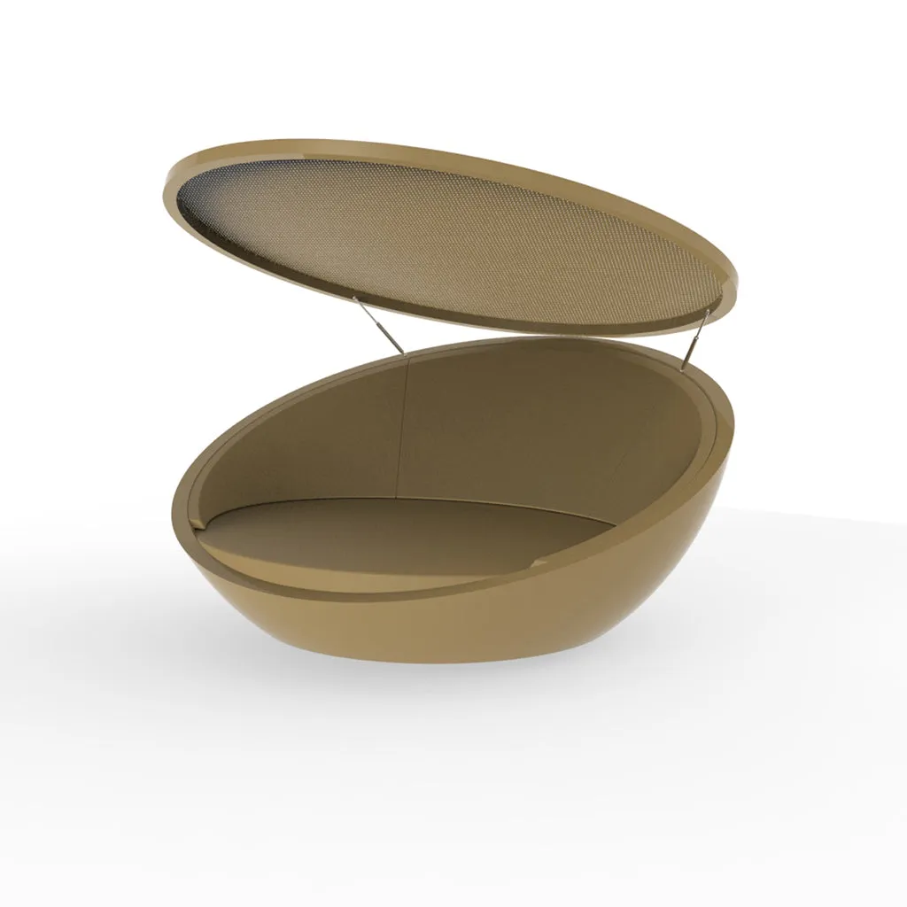 Ulm Daybed with Folding Canopy - Luxury Outdoor Furniture