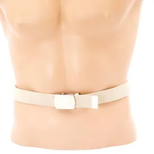 U.S-style Standard Cotton Webbing Belt. 30mm. New. Tan.