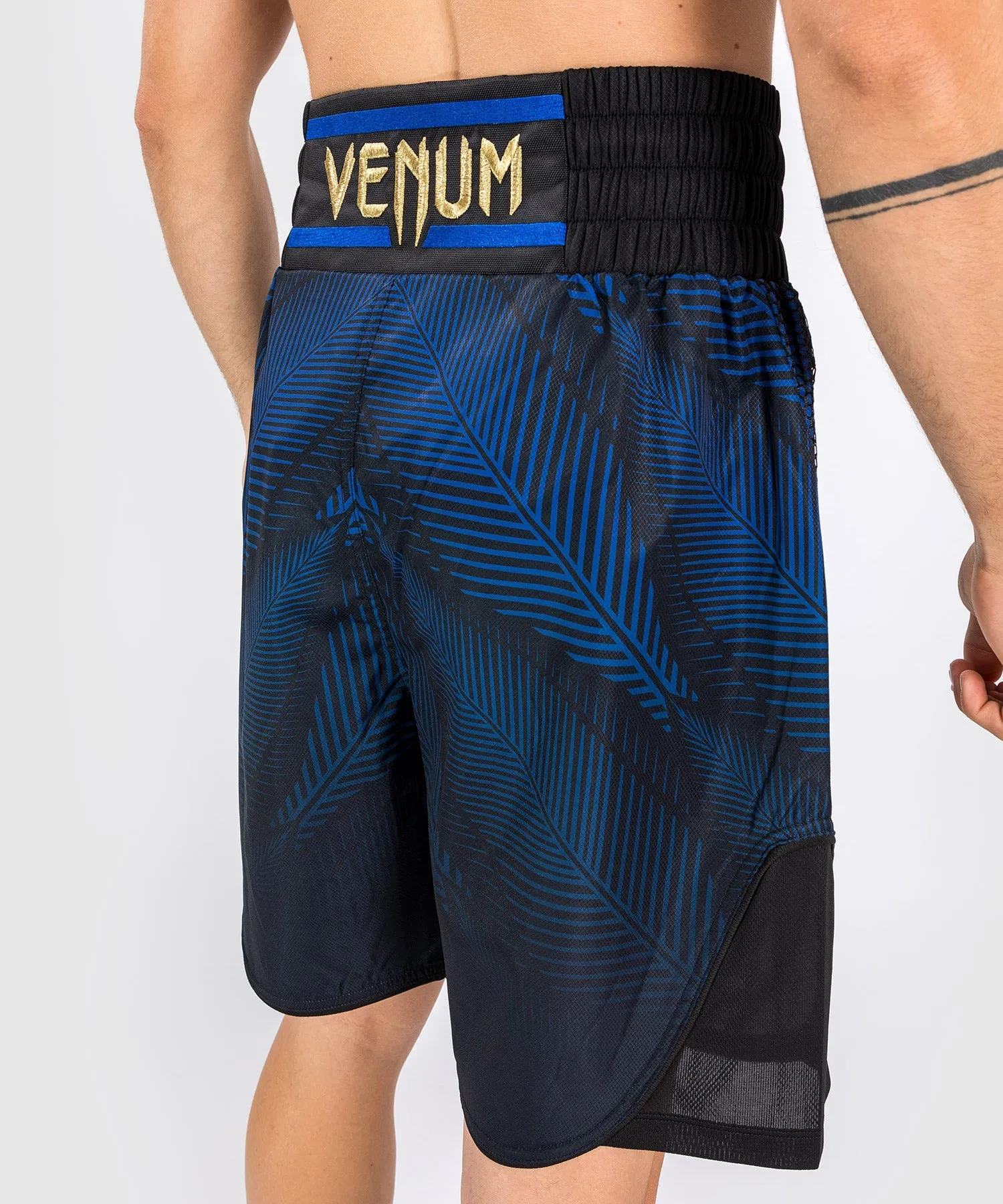 Venum Phantom Loma Boxing Short - Black/Blue