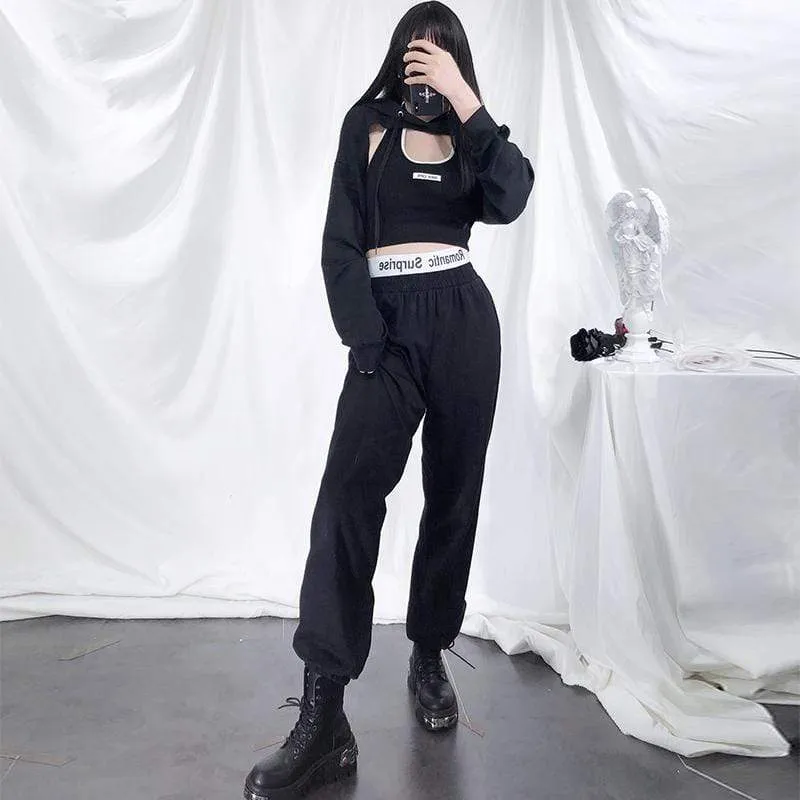 Women's Gothic Sporty Skinny Halter Tank tops