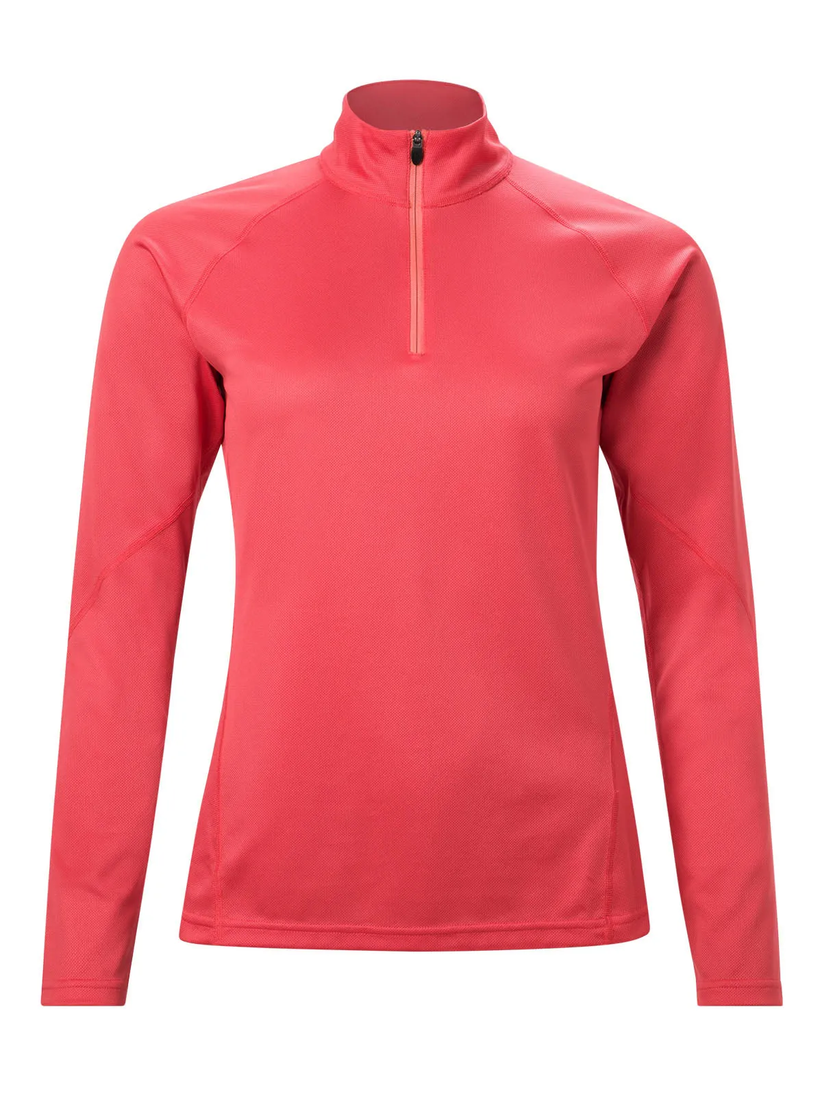 WOMEN'S LONG SLEEVE ZIP NECK 2.0 TECH T-SHIRT
