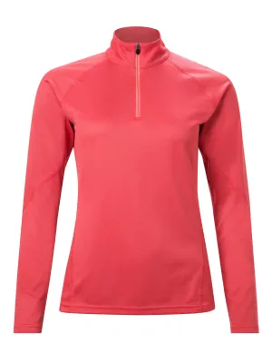 WOMEN'S LONG SLEEVE ZIP NECK 2.0 TECH T-SHIRT