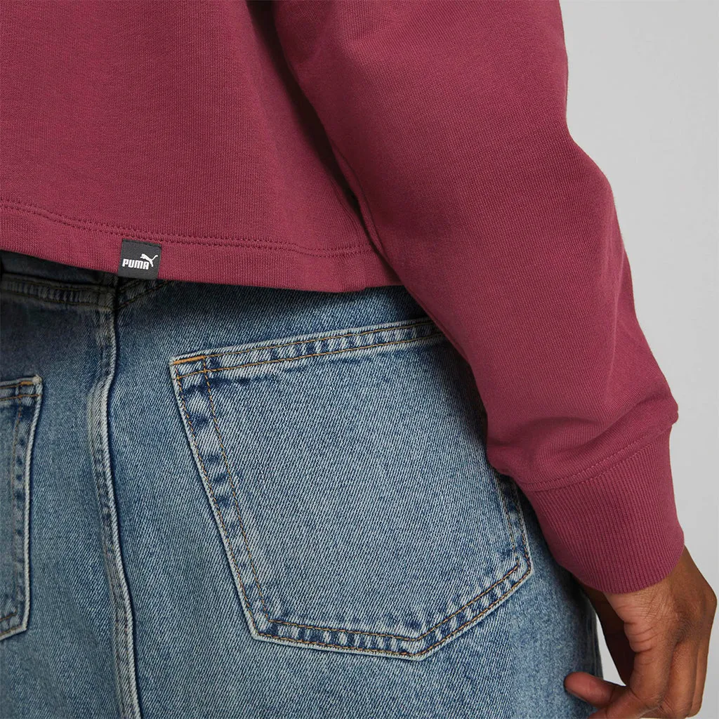 Women's Puma Her Zip Mock Neck Pullover