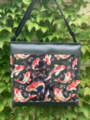 Zip-Up Tote Bag -  Don't Be Koi