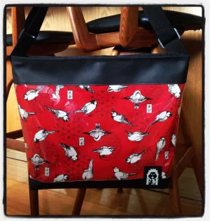 Zip-Up Tote Bag -  Sparrows Delight