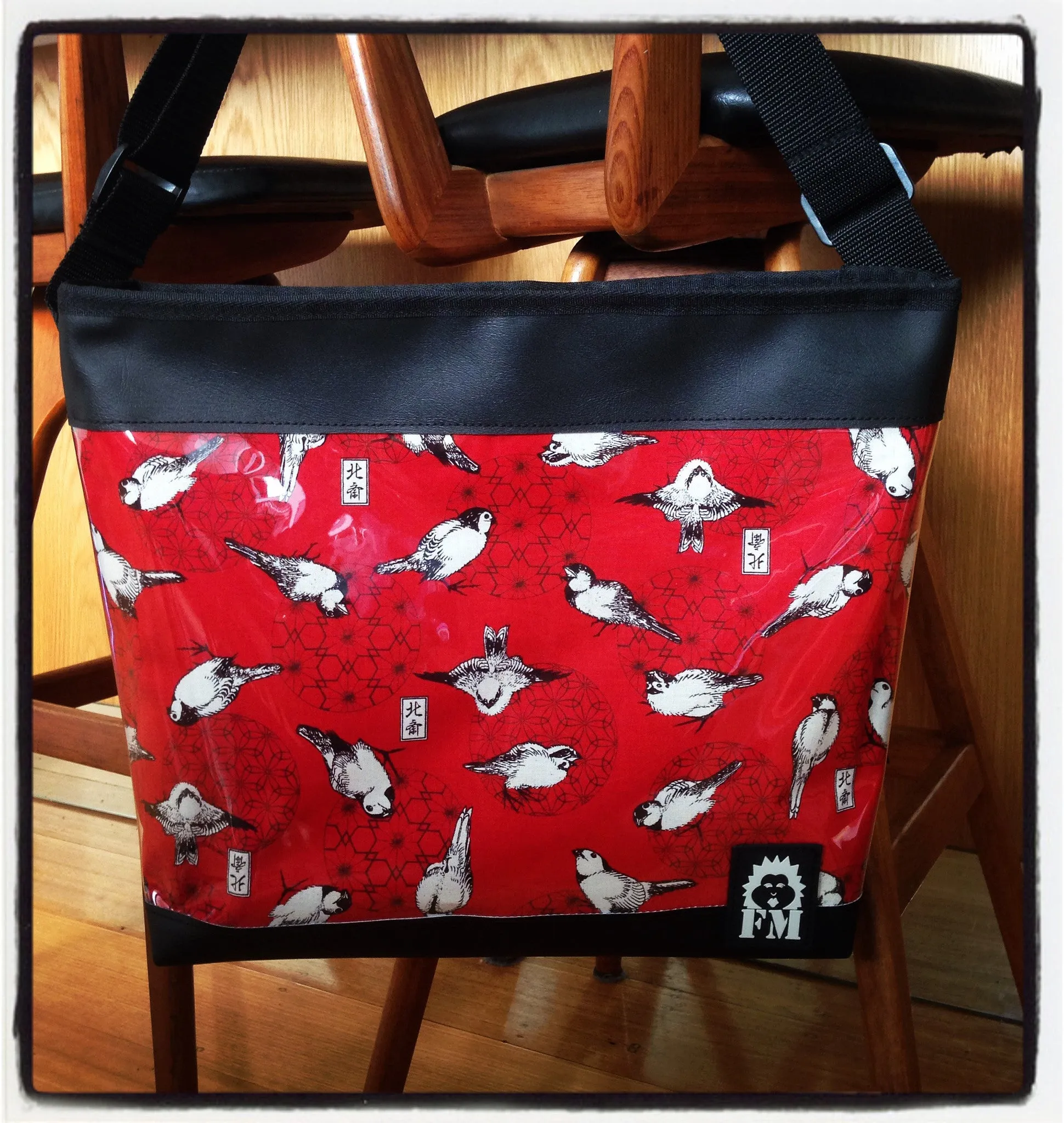 Zip-Up Tote Bag -  Sparrows Delight