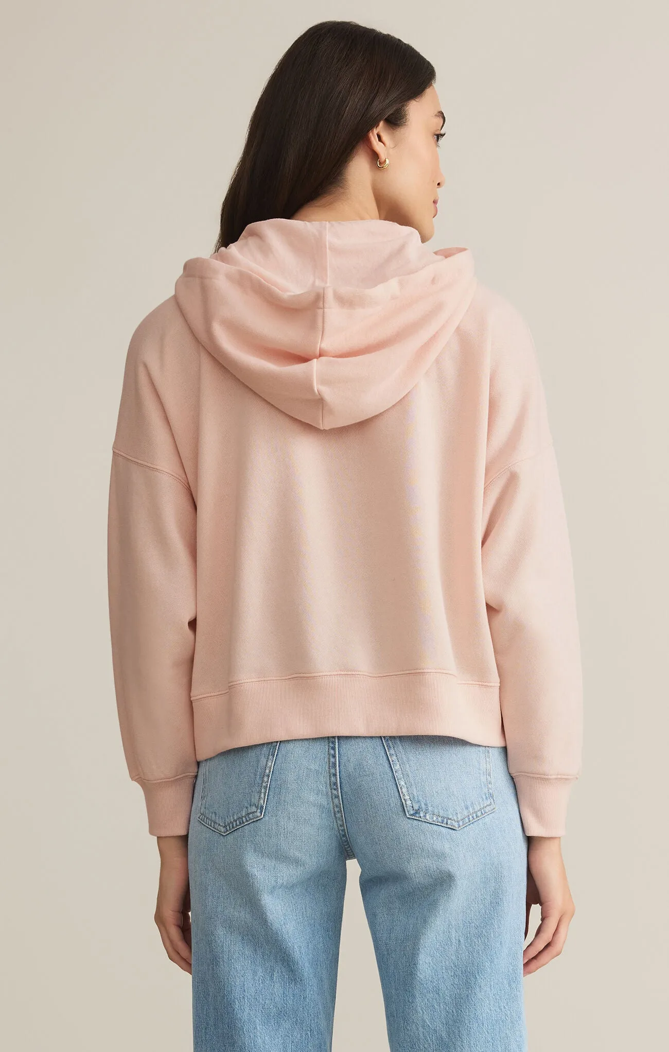 ZSU Infield Hoodie in Pink Salt